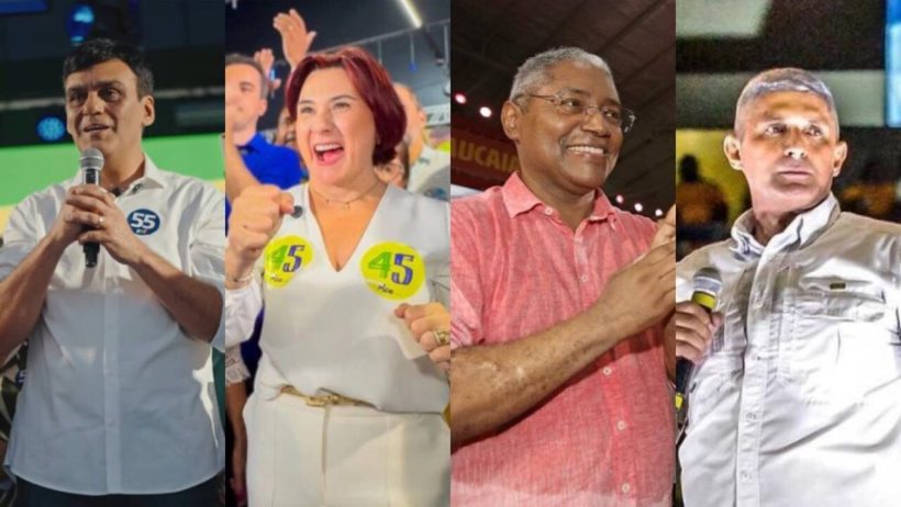 Eleições Caucaia: Naumi 35,9%, Emília 18,9%, Catanho 15,4%, Aginaldo 12,3%