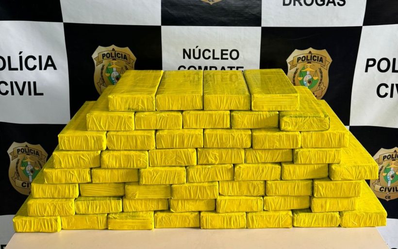 PC-CE apreende 51 kg de cocaína em caminhão-cegonha oriundo de São Paulo