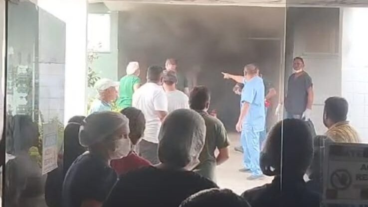 Incêndio atinge Gonzaguinha de Maranguape e pacientes são removidos
