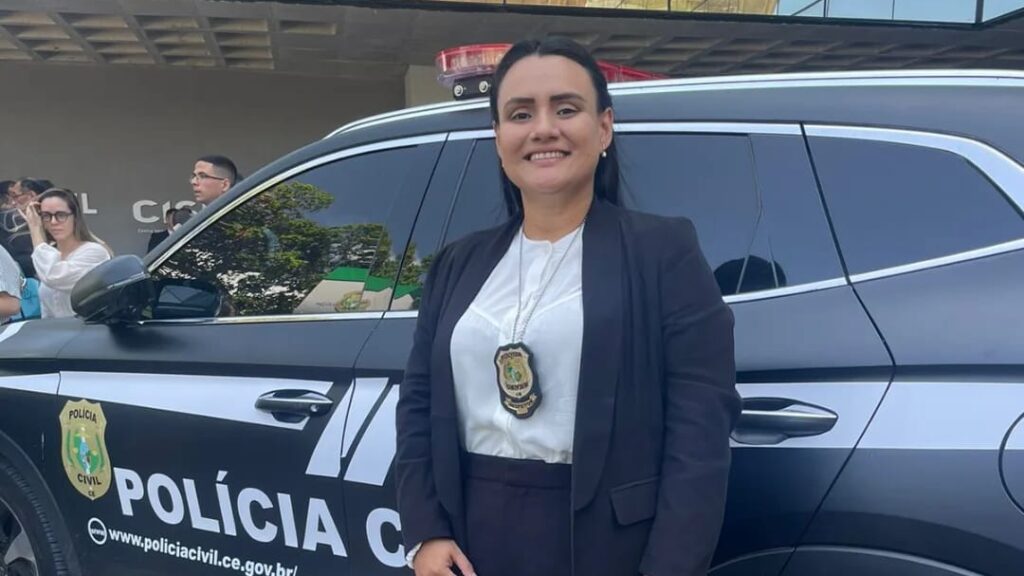 Inspetora de polícia reage a assalto e captura suspeito em Fortaleza