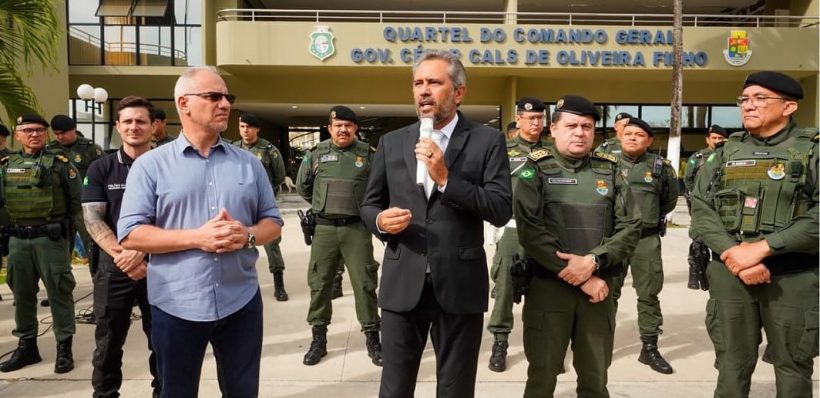 Elmano acompanha envio de PMs para reforço na segurança durante eleição