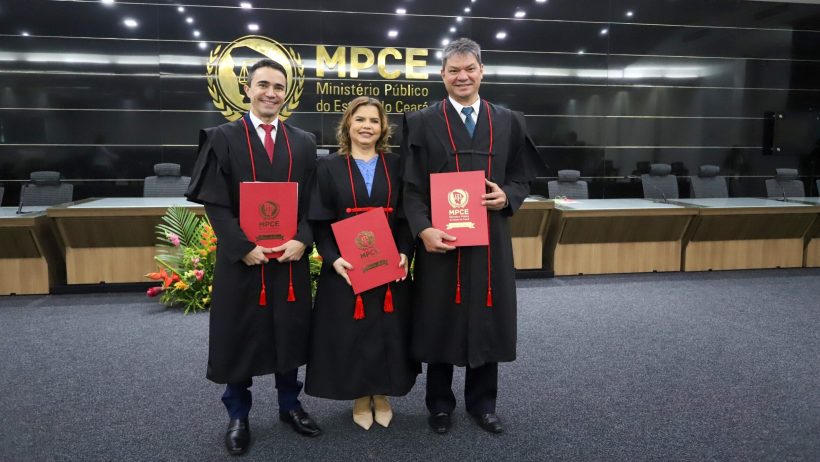 MP do Ceará empossa três novos procuradores de Justiça