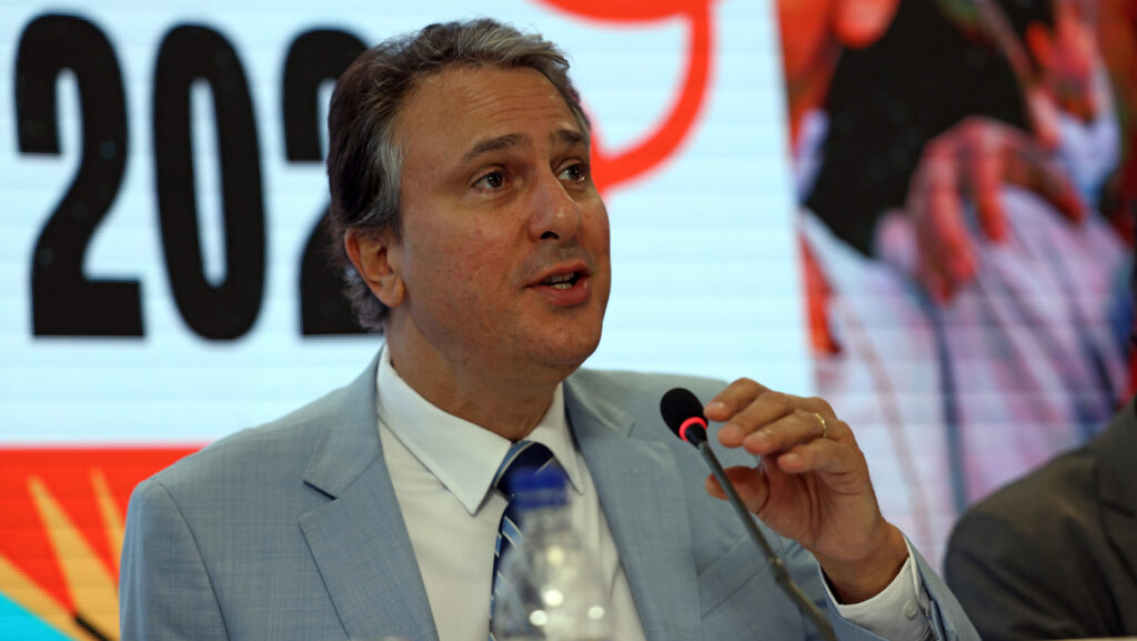 Brasília (DF), 14.08.2024 - O ministro da Educação, Camilo Santana divulga os resultados de 2023 do Índice de Desenvolvimento da Educação Básica (Ideb). (Foto: José Cruz/Agência Brasil)