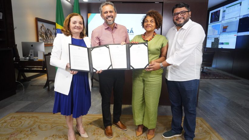 Governador Elmano propõe criação de selo e prêmio Escola Antirracista