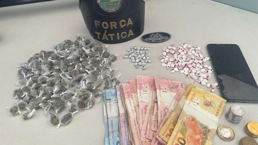 Mulher é presa pela segunda vez em menos de um mês, suspeita de tráfico de drogas