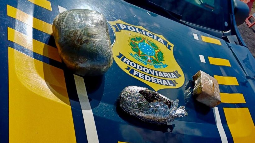 Mulher é presa pela PRF com 3 kg de drogas que vinham do Pará para Fortaleza