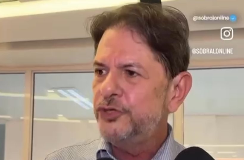 Cid Gomes em entrevista em Sobral