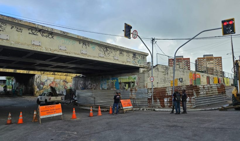 Prefeitura de Fortaleza realiza requalificação urbana no viaduto da Avenida Dom Luís