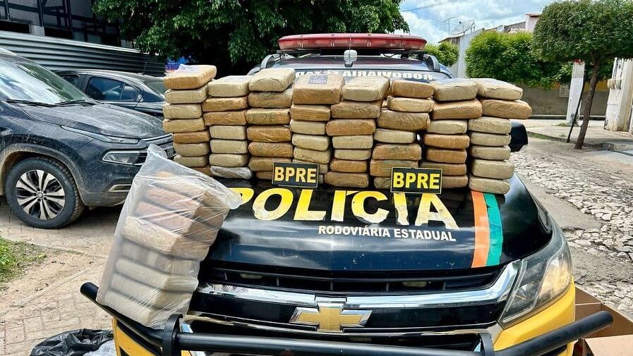 BPRE apreende 107 quilos de cocaína no Vale do Jaguaribe