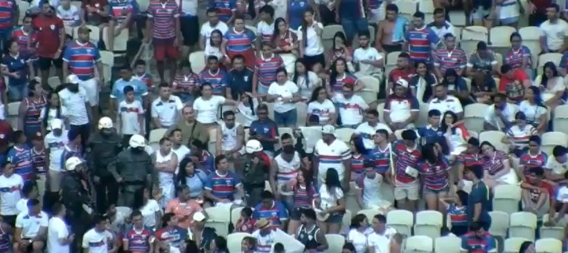Com uso do reconhecimento facial, homem com mandado de prisão em aberto é preso na Arena Castelão