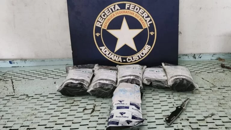 Receita Federal apreende 06 kg de cocaína no Aeroporto de Fortaleza; droga está avaliada em R$ 400 mil