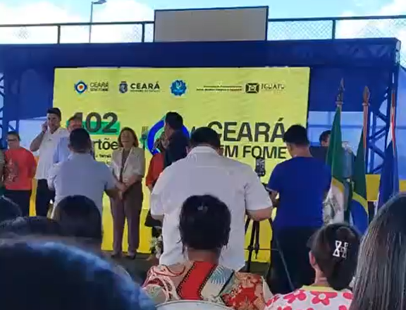 Prefeito de Iguatu, Roberto Filho, destaca trabalho do Governo do Estado no combate à fome