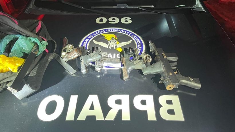 Polícia apreende 6 armas, munições e explosivo no Vicente Pinzòn