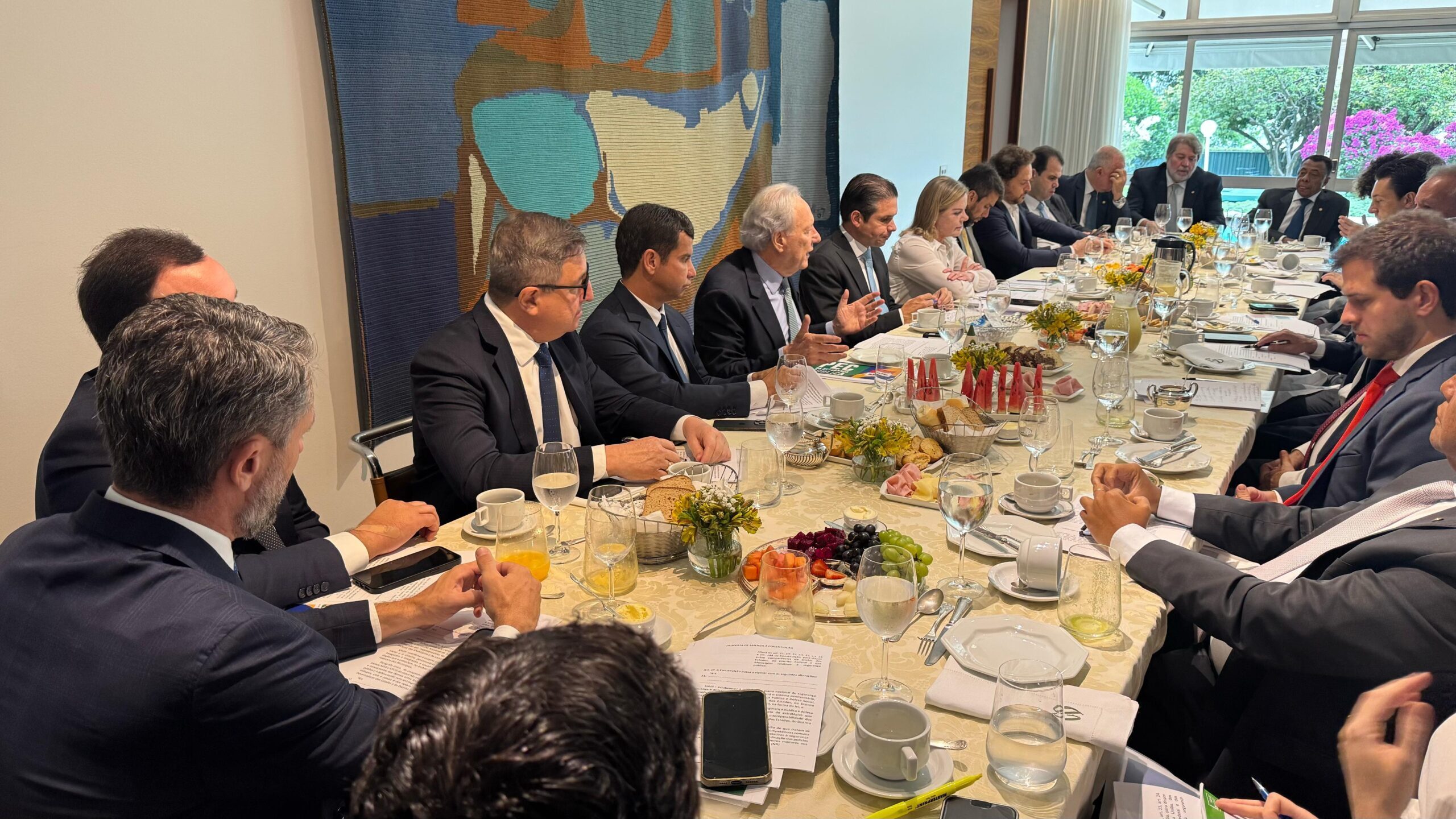 Danilo Forte participa de reunião com ministro Lewandowski sobre PEC da Segurança