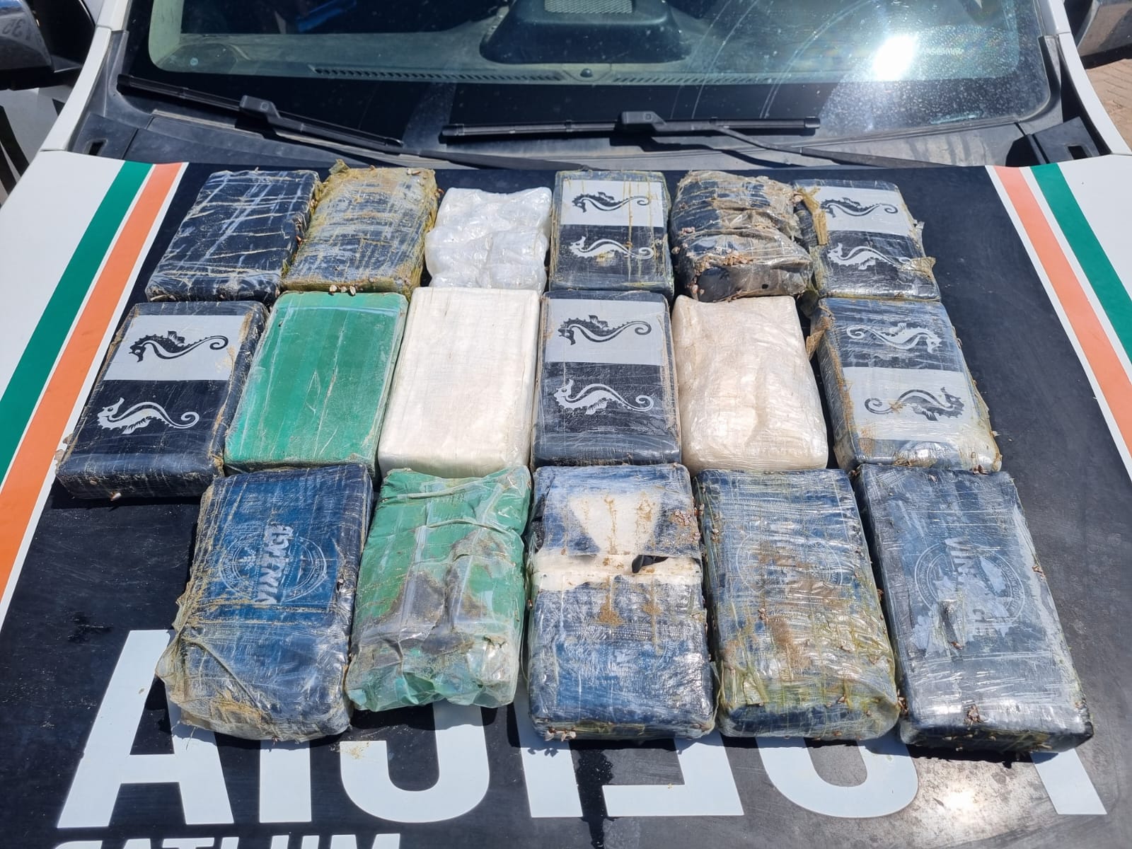 Polícia descobre mais de 20 kg de droga enterrada em praias de Paraipaba e Trairi