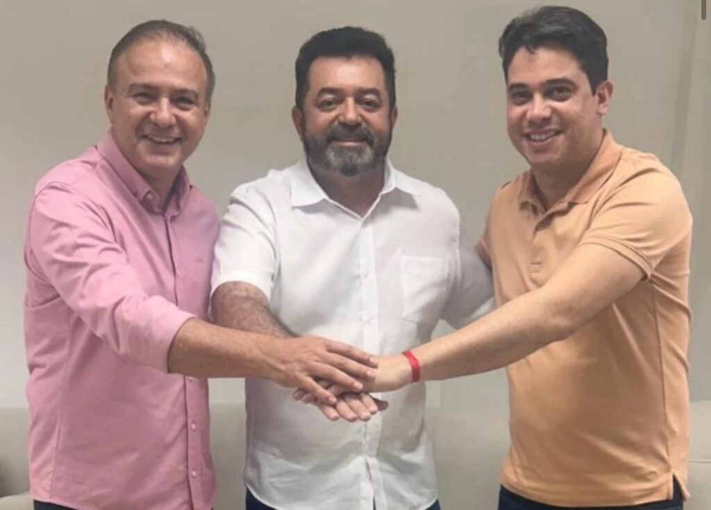 Robério Monteiro, Leonildo Farias e Júnior Mano