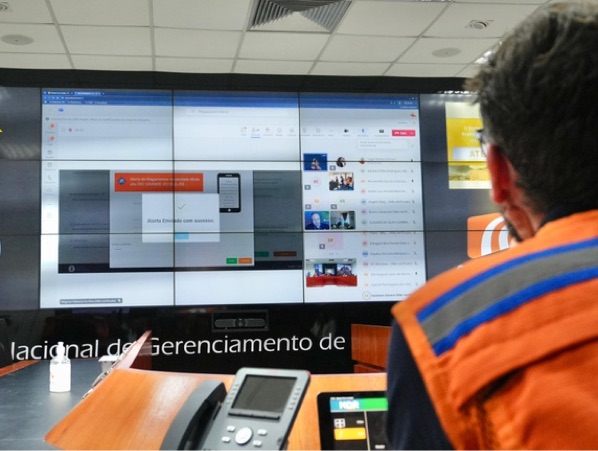 Sistema emite aviso a moradores de áreas de risco em Caucaia