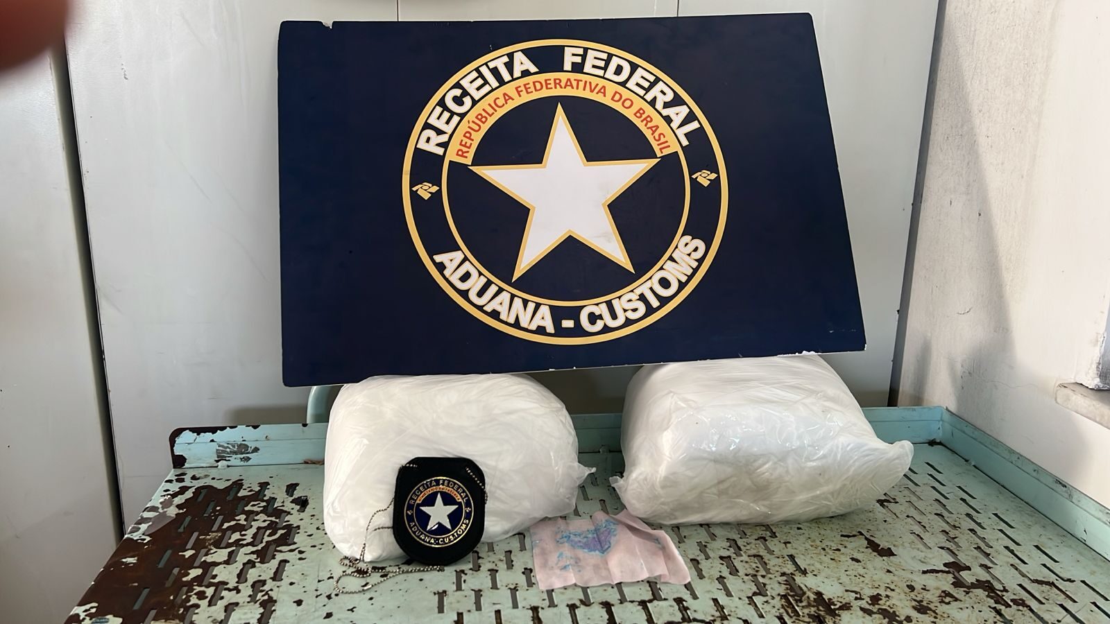 Receita Federal apreende 7,5 kg de cocaína no Aeroporto de Fortaleza