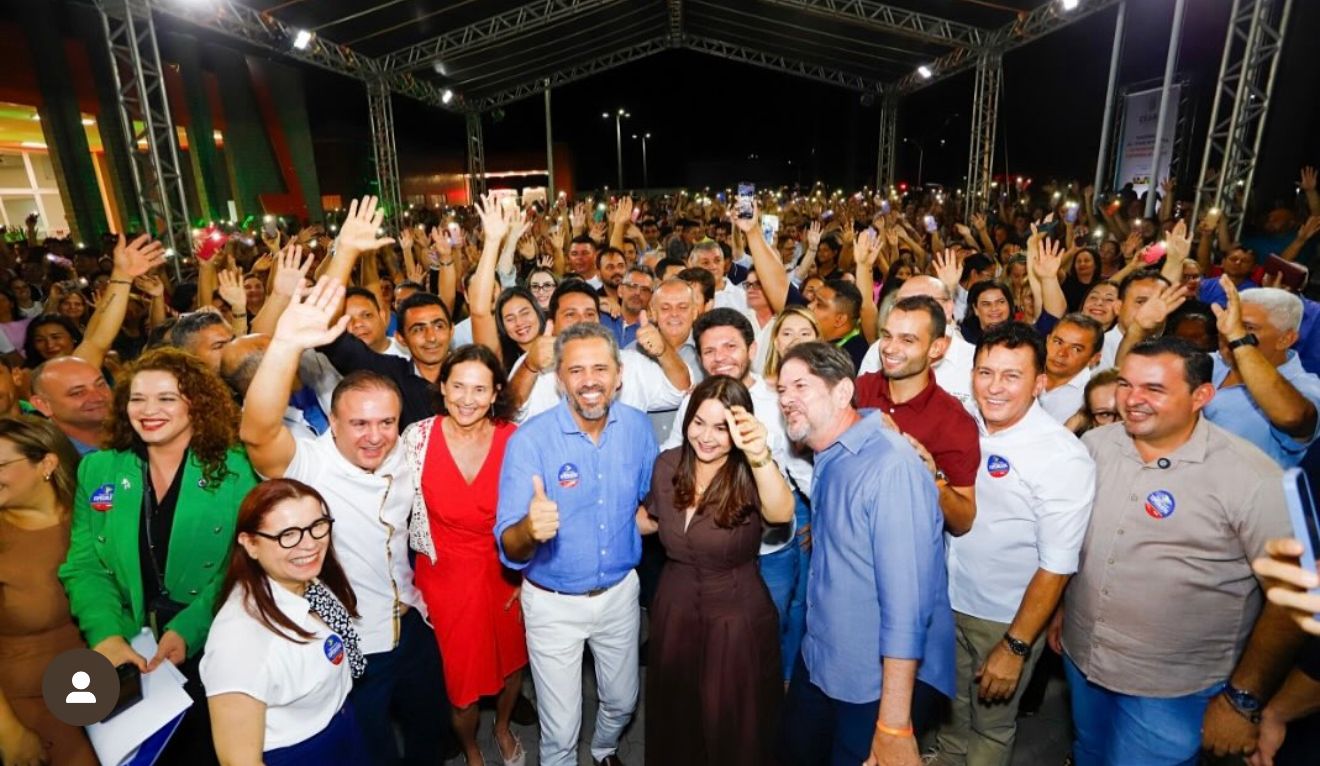 Cid aparece ao lado de Elmano e deixa Ciro de escanteio ao Abolição