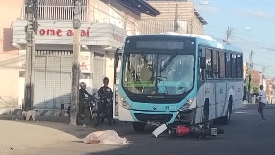 Colisão mata motociclista em cruzamento do Bom Jardim