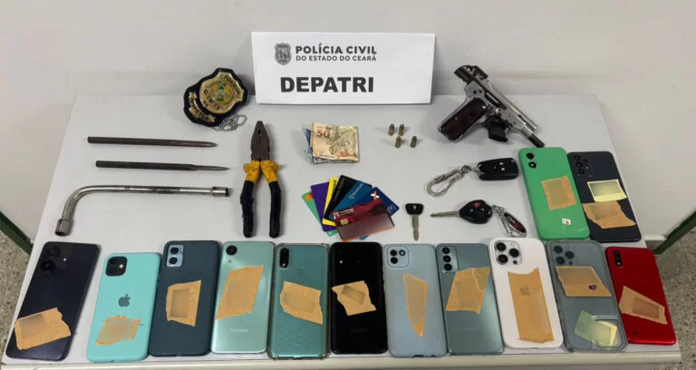 Suspeitos de roubos em série a farmácias e motoristas de app são presos em Fortaleza