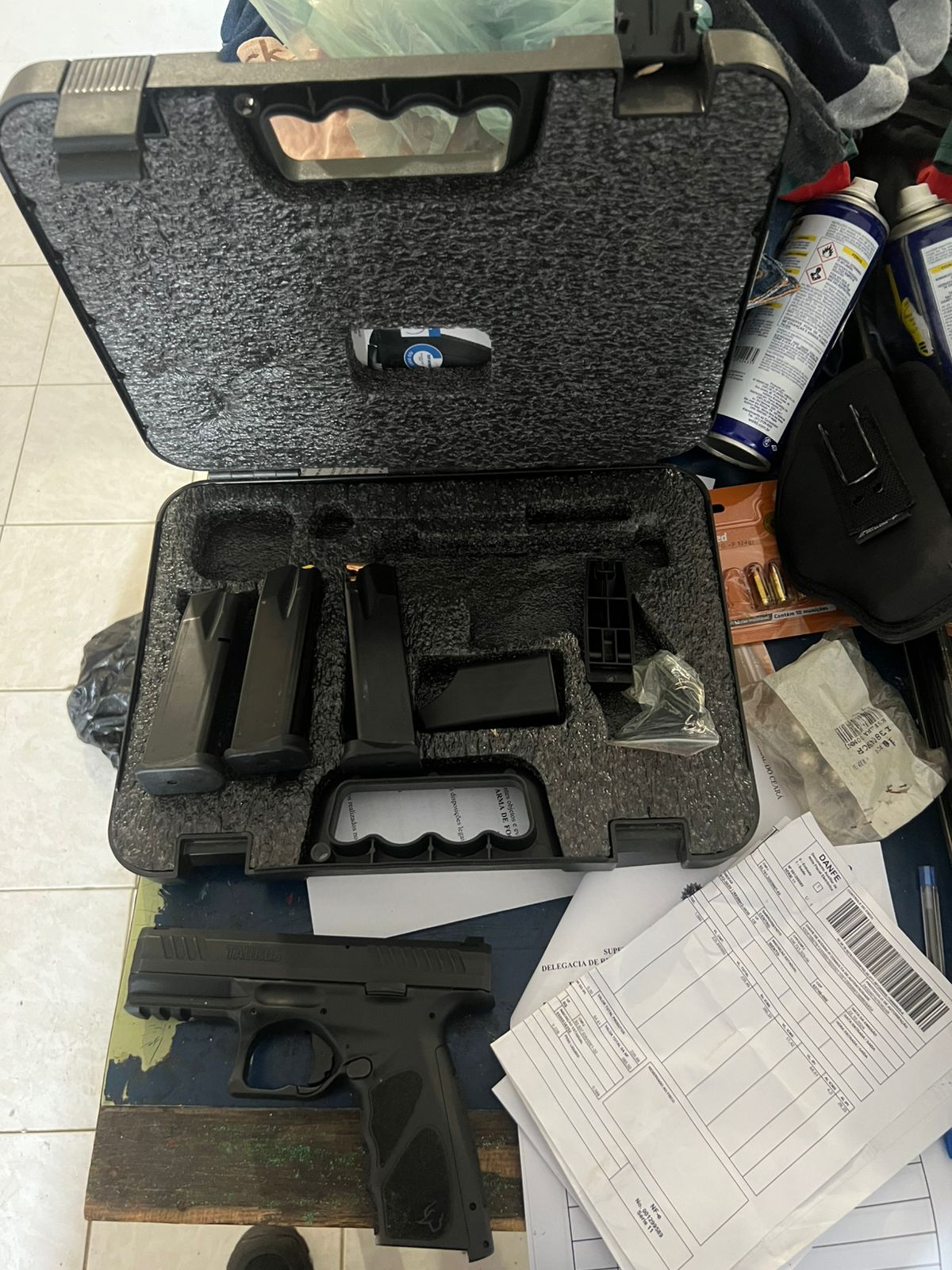 PF desmonta rota de tráfico internacional de armas entre Paraguai e Ceará