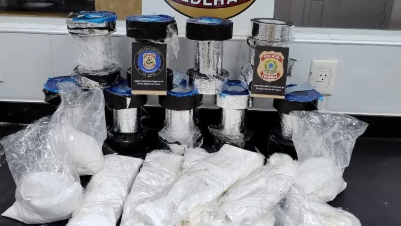 PF apreende 10 kg de cocaína com destino à África no Aeroporto de Fortaleza