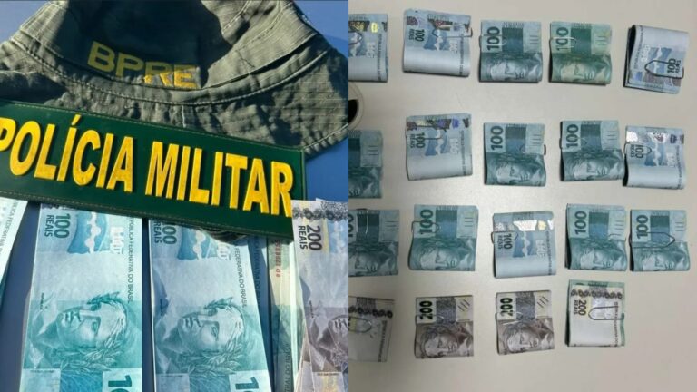 PM apreende mais de R$ 18 mil em cédulas falsas e prende homem em Caucaia