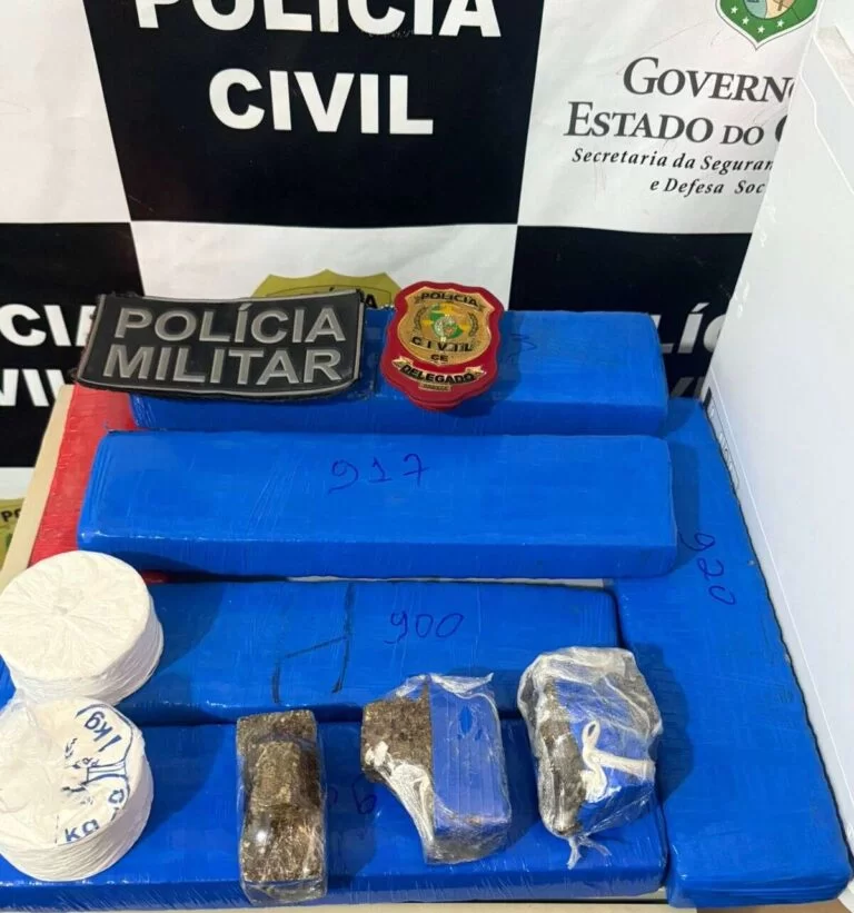 Polícias Civil e Militar apreendem quase 6 quilos de drogas em Boa Viagem