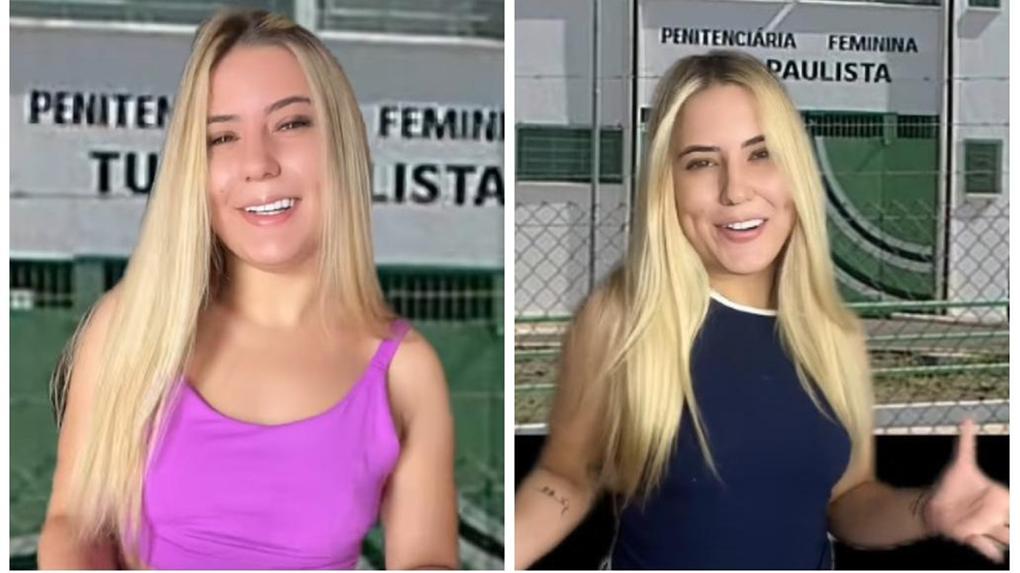 Após tentar entrar com drogas em presídio, influenciadora é solta com tornozeleira