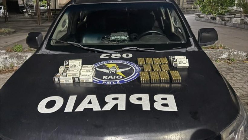 Adolescente é apreendida com munição destinada a grupos armados em Fortaleza