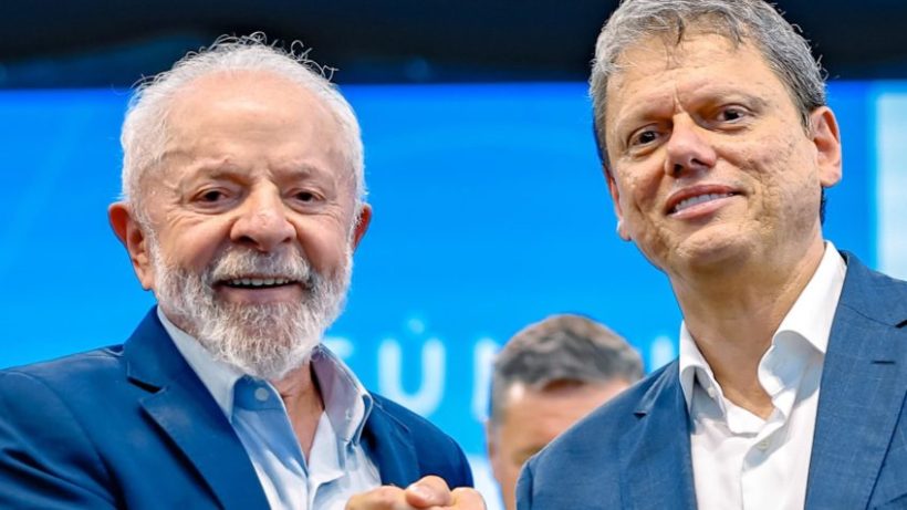 Lula e Tarcísio de Freitas