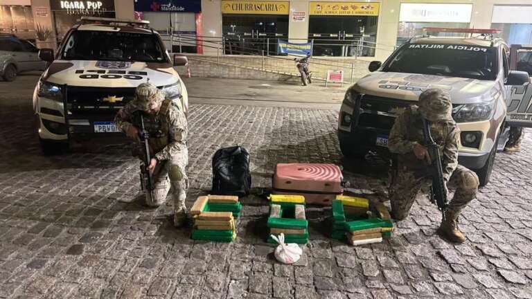 Homem é preso com mais de 38 kg de drogas em ônibus interestadual vindo de São Paulo