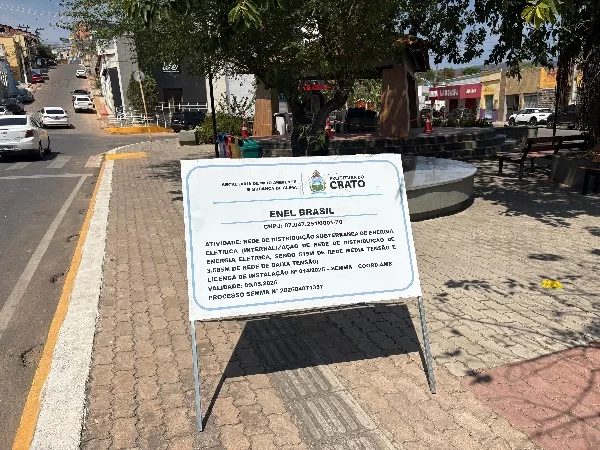 Prefeitura do Crato anuncia início das obras de implantação da fiação subterrânea