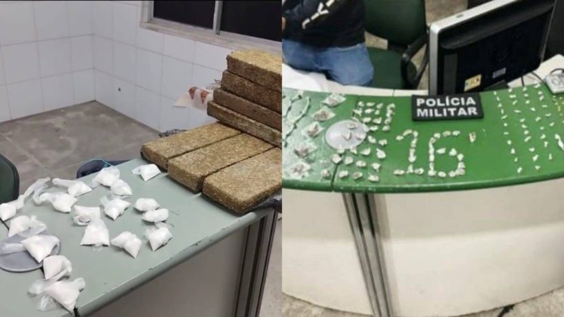PM apreende drogas em duas comunidades na madrugada deste sábado