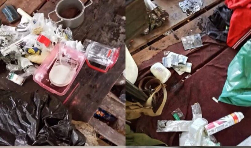 Polícia desmonta acampamento de grupo criminoso em área de mangue em Caucaia