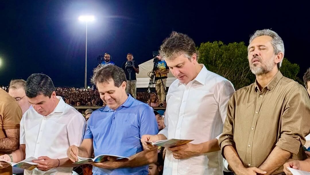 Elmano, Camilo, Evandro e Chagas prestigiam festa de São Francisco em Canindé