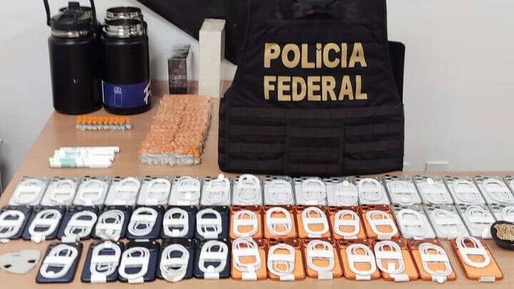 PF prende passageiro com eletrônicos de luxo sem nota fiscal no Aeroporto de Juazeiro