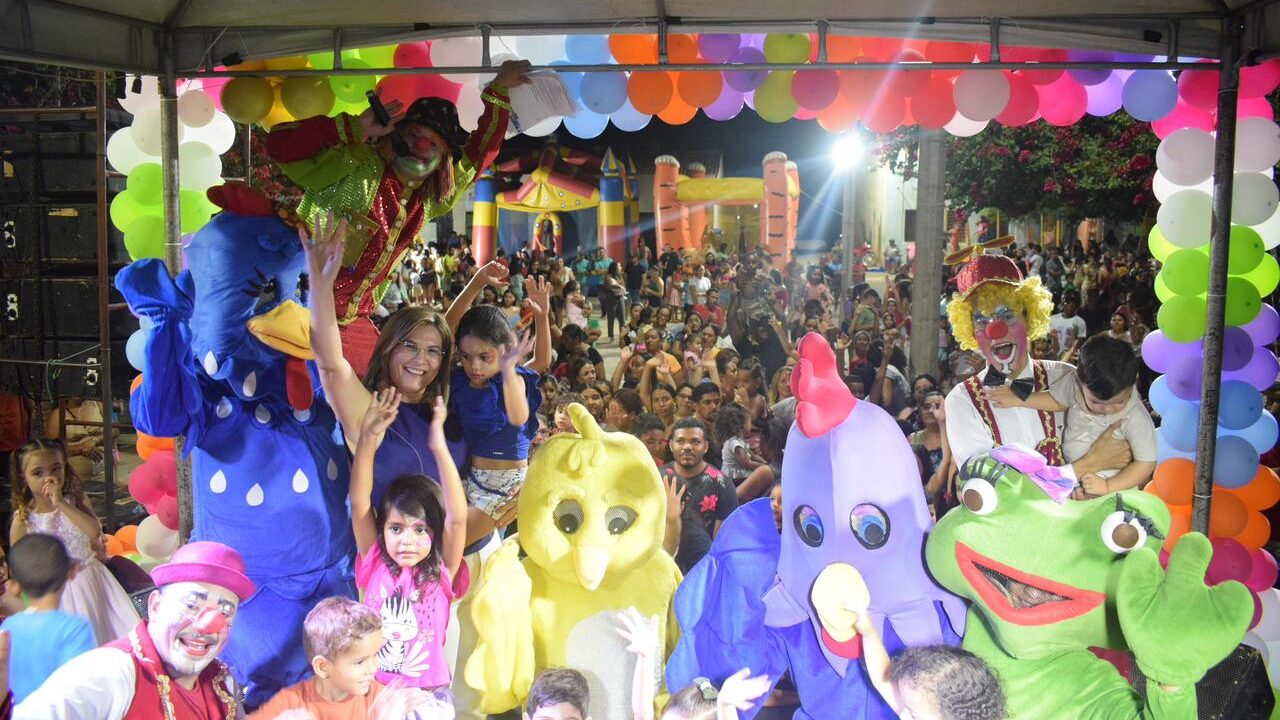 Prefeitura de Granjeiro realiza Festa das Crianças para mais de 700 crianças
