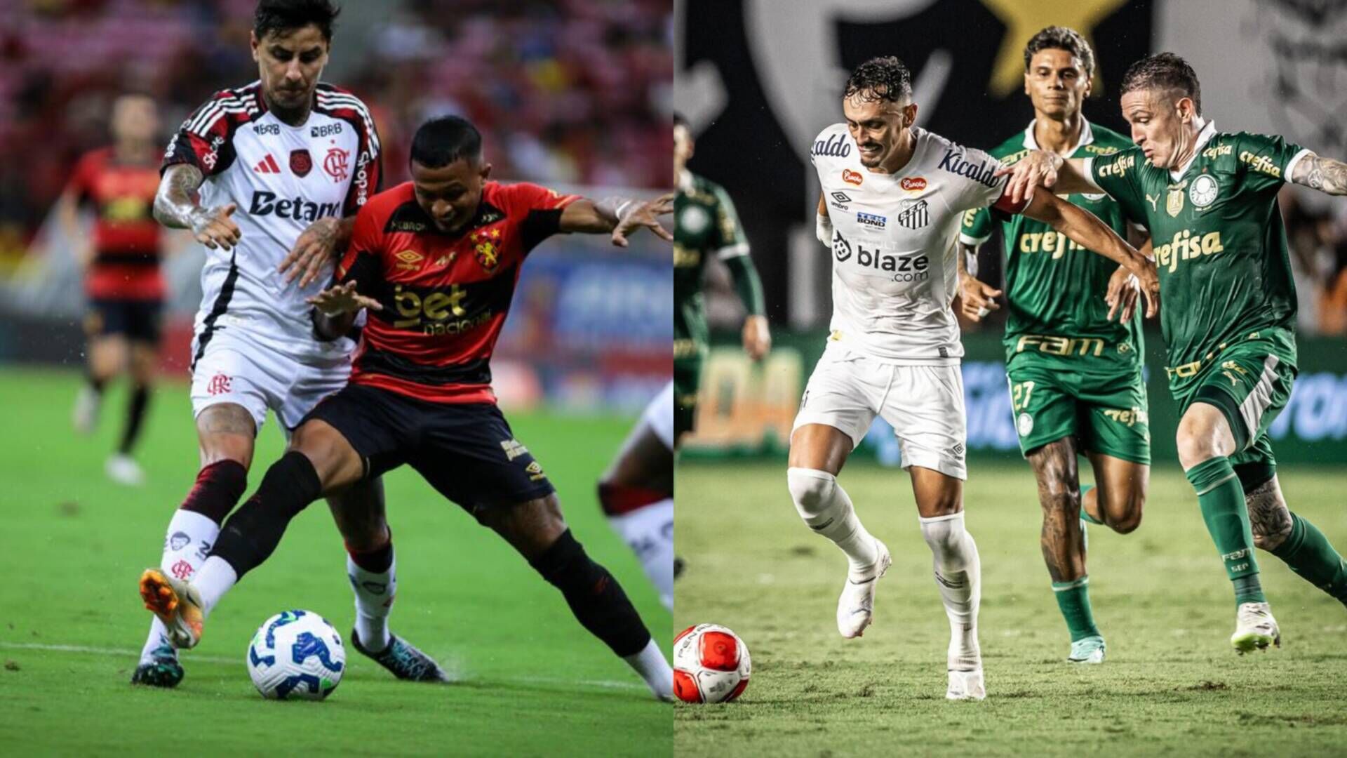 Flamengo assume a liderança, Santos derrota Palmeiras e deixa o Z-4 do Brasileirão