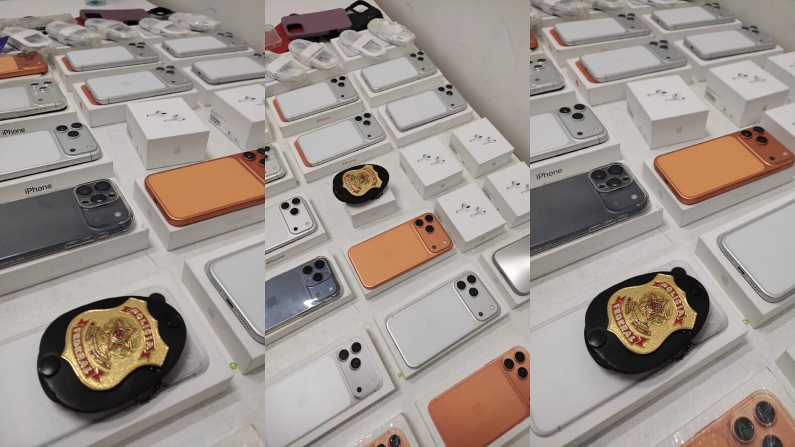 PF apreende carga de eletrônicos sem nota no Aeroporto de Fortaleza