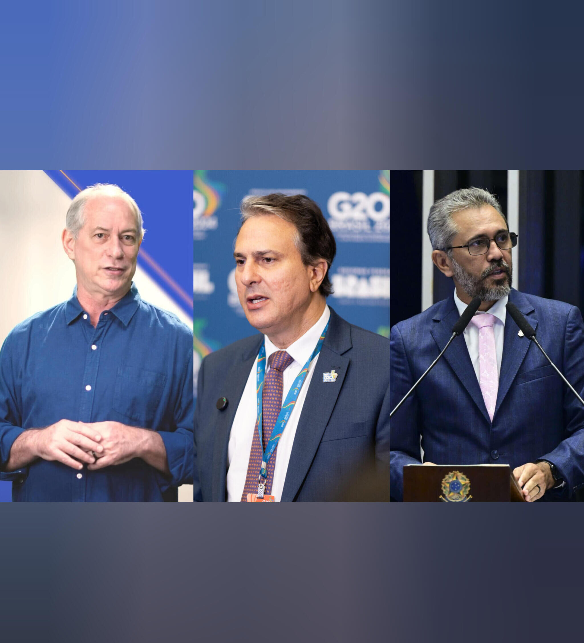 Ciro Gomes lidera contra Elmano, mas perde para Camilo Santana na corrida pelo Abolição