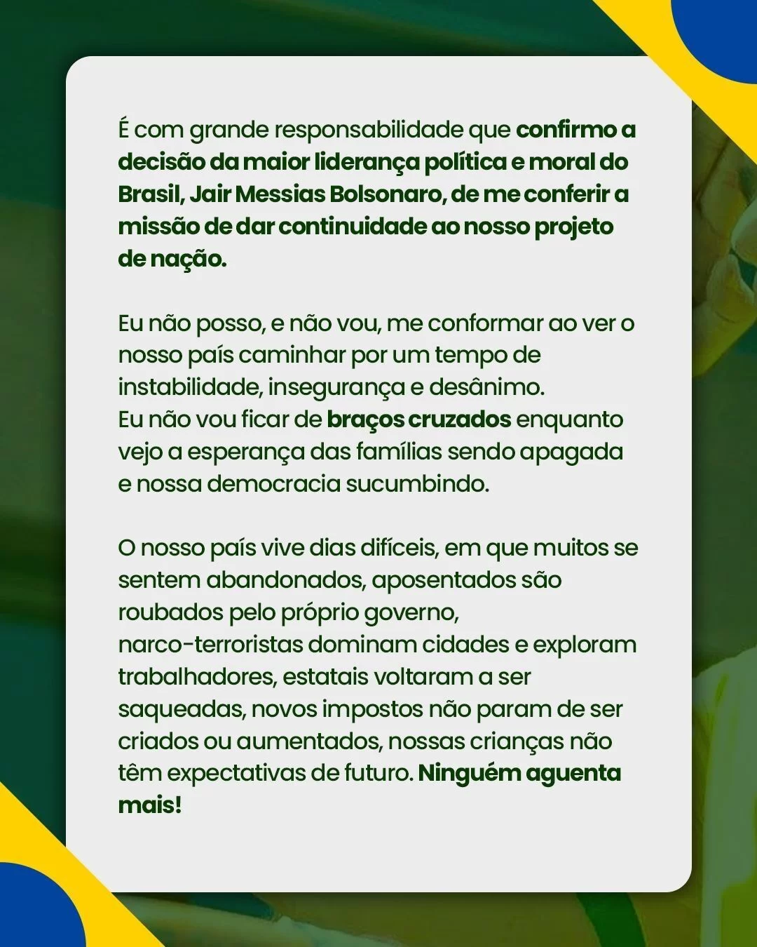 Flávio Bolsonaro é confirmado por Jair Bolsonaro como pré-candidato do PL ao Planalto