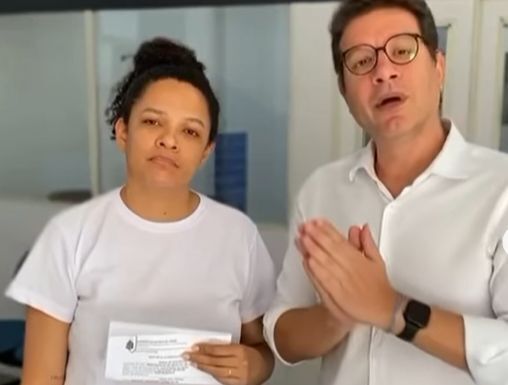 Adriana Gerônimo e Renato Roseno