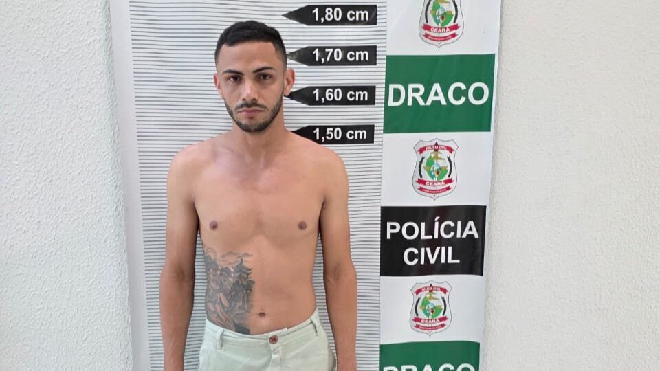 DRACO prende liderança de facção carioca com atuação em Maracanaú e Pacatuba