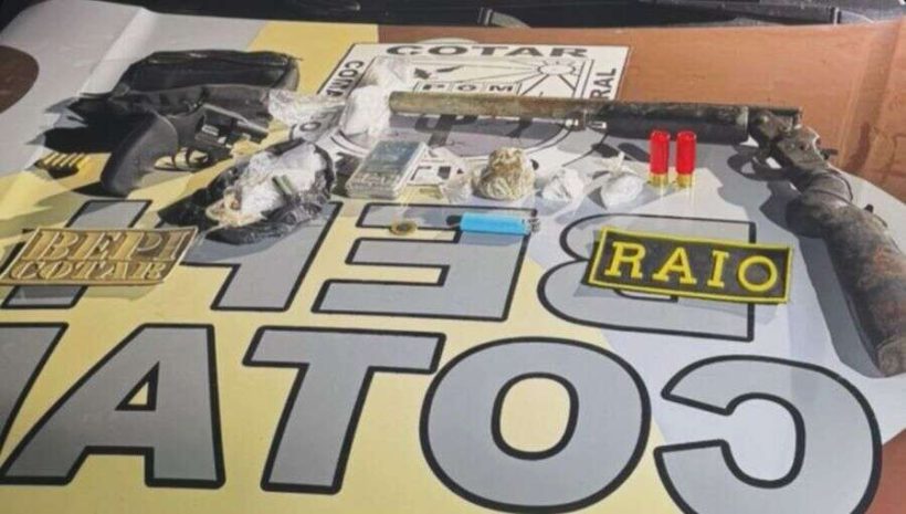 Confronto com a PM deixa dois mortos e resulta na apreensão de armas em Ocara