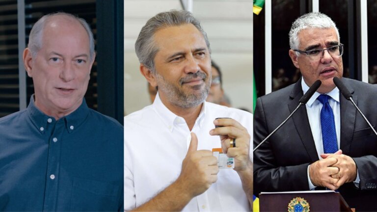 Instituto Paraná aponta Ciro com 44,8%; Elmano, 34,2%; e Girão, 7,9%, na disputa pelo Abolição