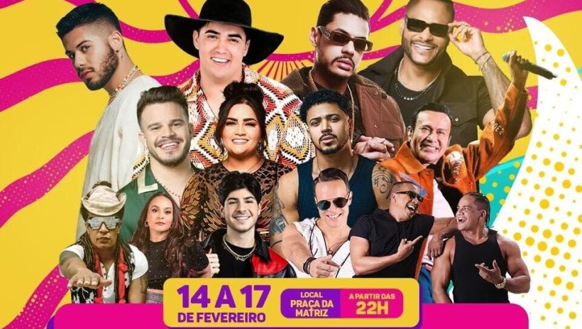 Carnaval de Beberibe 2026 promete agitar o litoral com grandes atrações nacionais