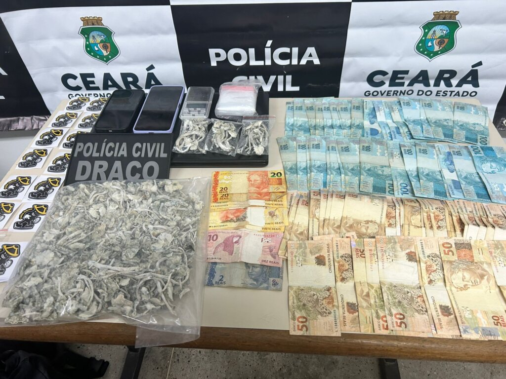 Procurado do Mato Grosso e preso por tráfico de drogas na Vila de Jericoacoara