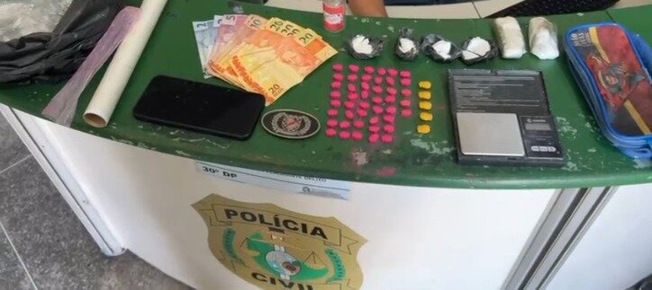 Suspeito é preso com drogas durante ação policial na Paupina